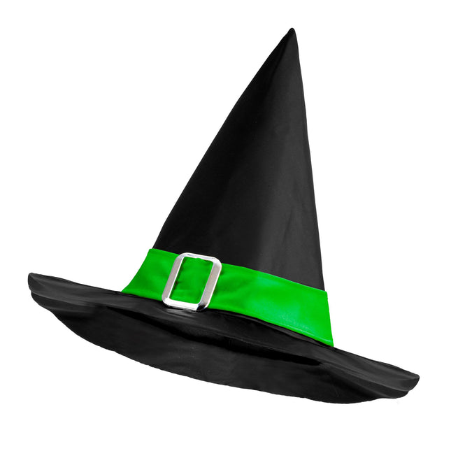 Halloween Hexenhut Schwarz Grün