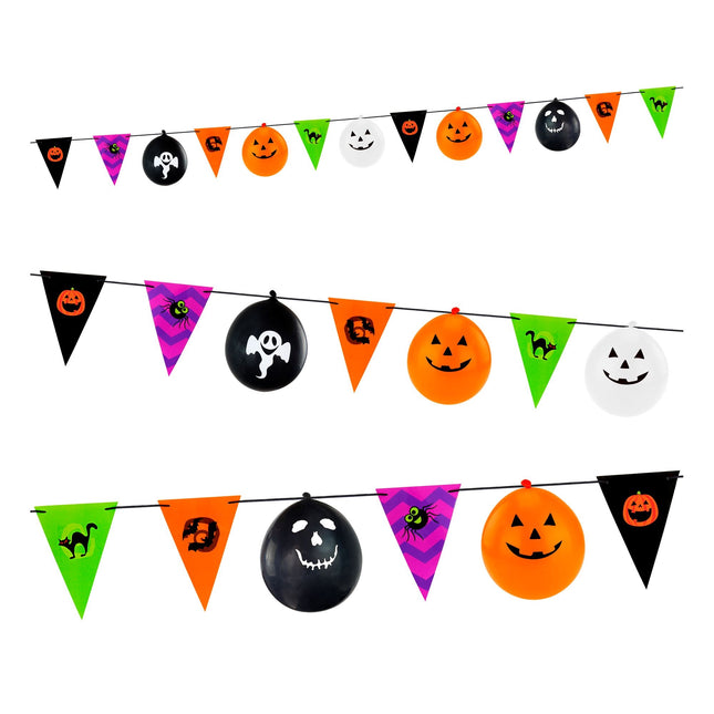 Halloween Girlande Bunt 3,6m