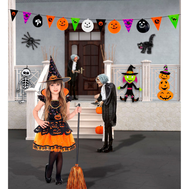 Halloween Girlande Bunt 3,6m