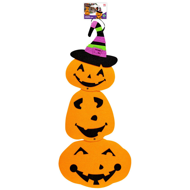 Halloween Wanddekoration Kürbis 60cm