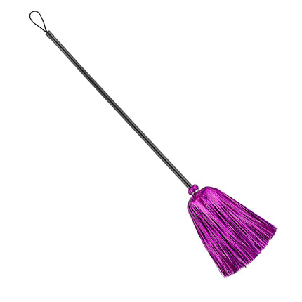 Halloween Hexenbesen Lila 92cm