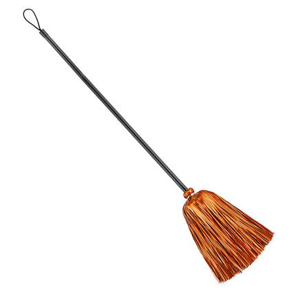 Halloween Hexenbesen Orange 92cm