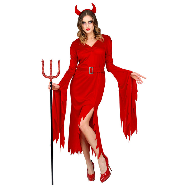 Halloween Kleid Red Devil 2 Stück