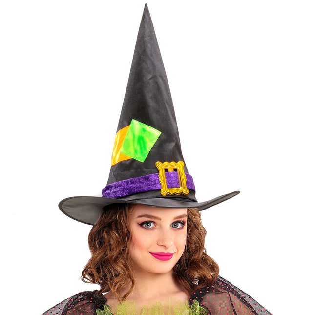 Halloween Hexenhut Bunt