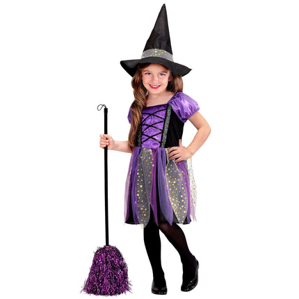 Halloween Kleid Lila Mädchen 2 Stück
