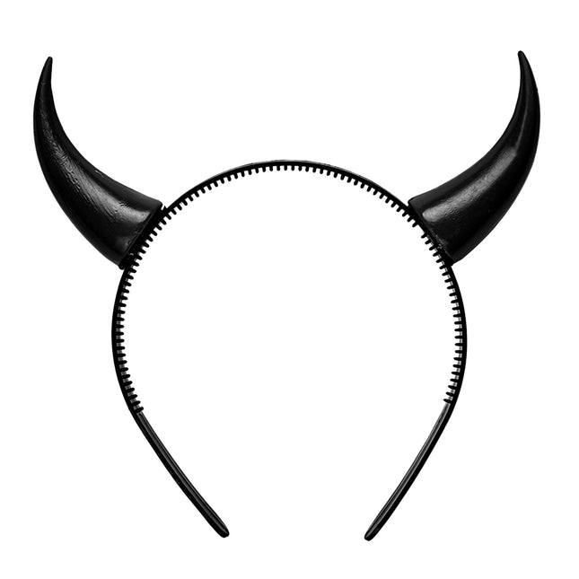 Halloween Haarband Schwarzer Teufel Plastik