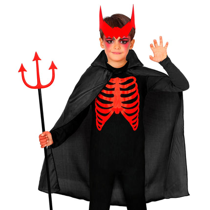 Halloween Cape Schwarzes Kind