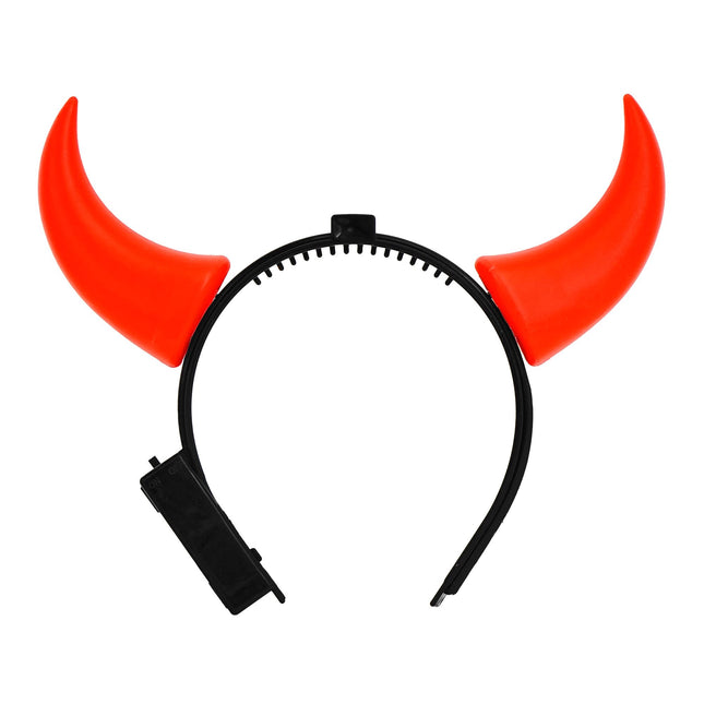 Halloween Haarband Rot Schwarzer Teufel