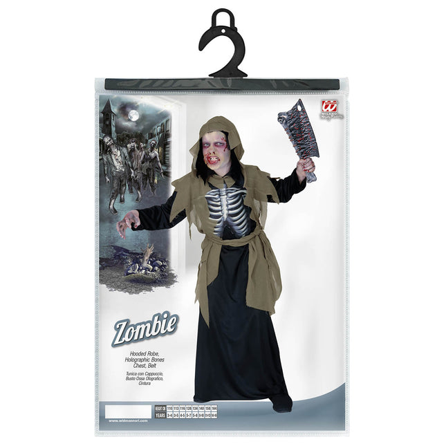 Halloween Kostüm Kind Zombie Skelett