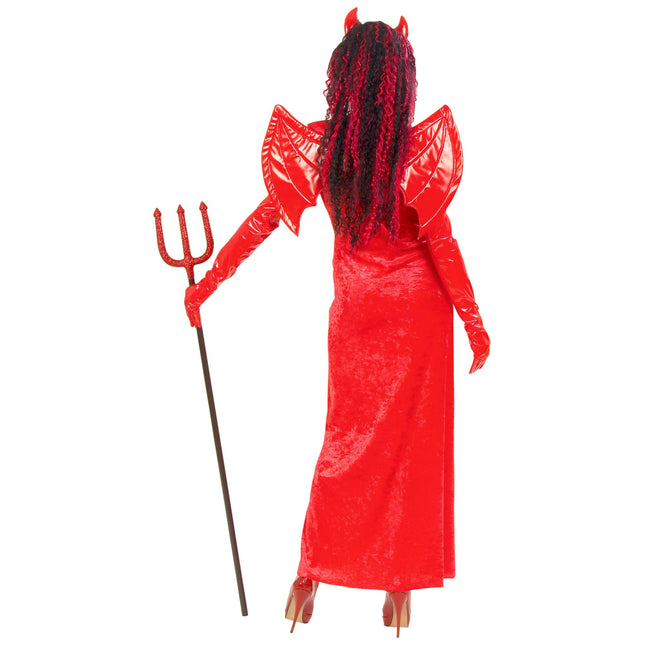 Halloween Kleid Rot Ladies Deviless 3 Stück