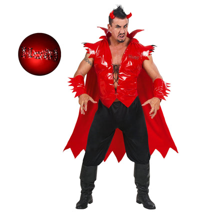 Halloween Kostüm Roter Teufel für Männer