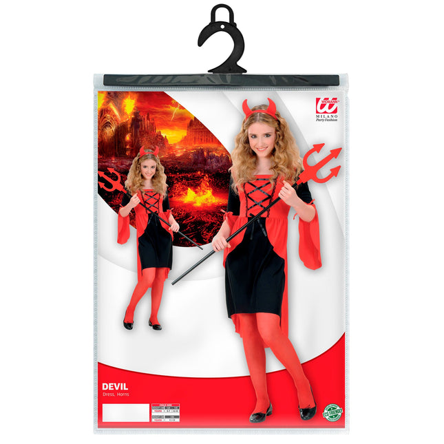 Halloween Kleid Rotes Mädchen Teufel
