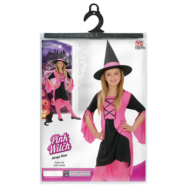 Halloween Kleid Rosa Hexe