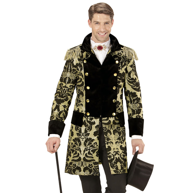 Piratenjacke Gold Schwarz
