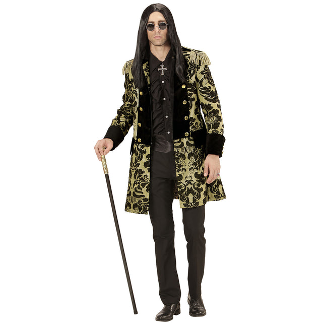 Piratenjacke Gold Schwarz