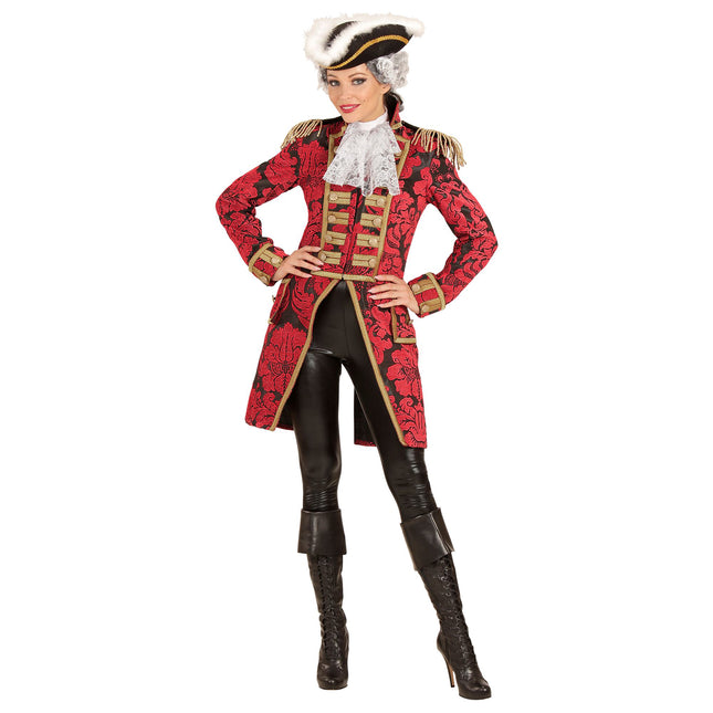 Zirkusjacke Rot Gold Damen