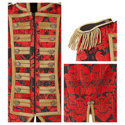 Zirkusjacke Rot Gold Damen