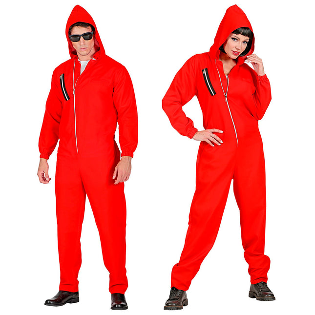 Halloween Kostüm Roter Bankräuber