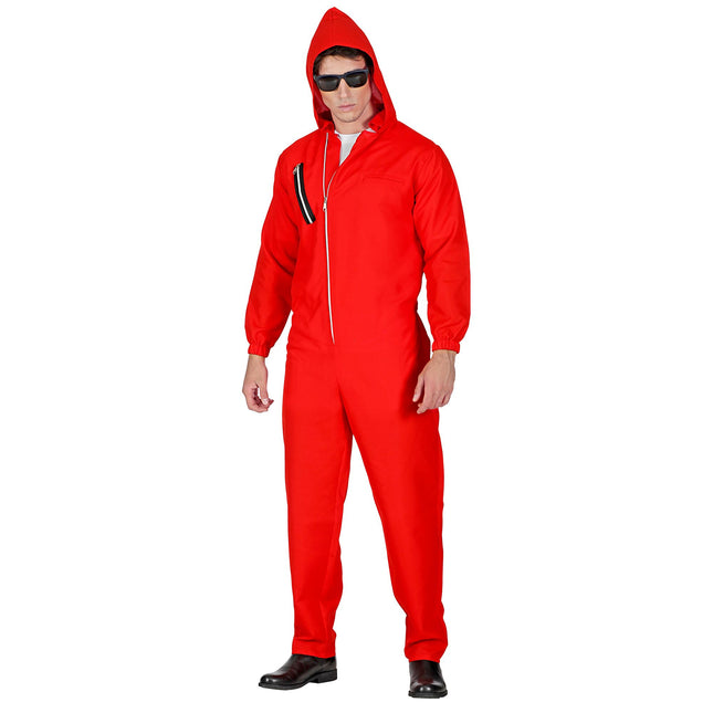 Halloween Kostüm Roter Bankräuber