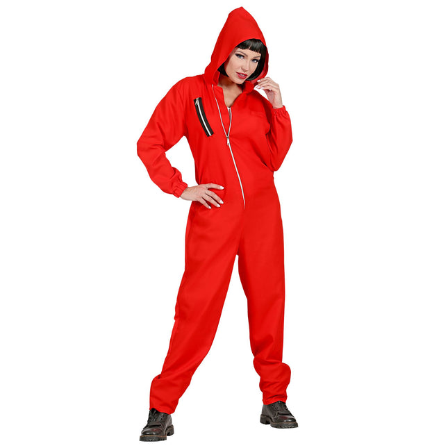 Halloween Kostüm Roter Bankräuber