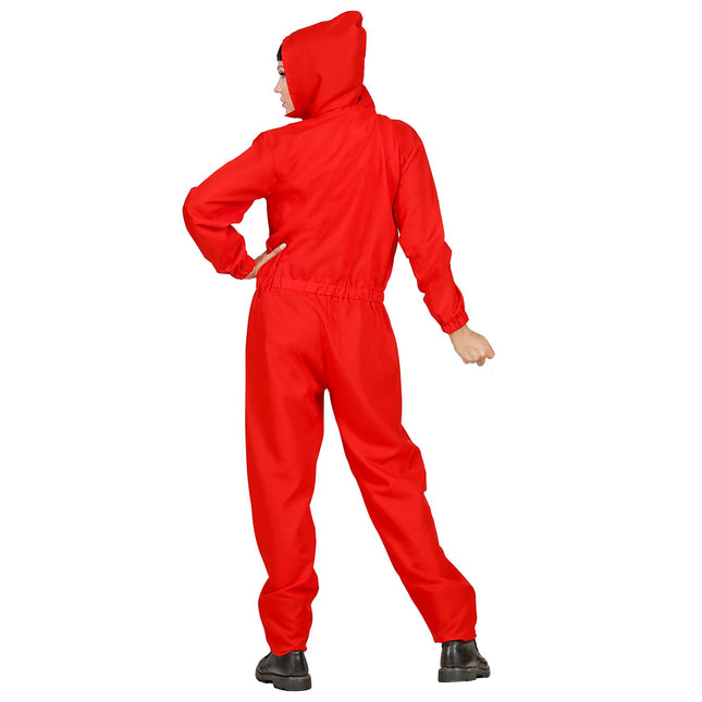 Halloween Kostüm Roter Bankräuber