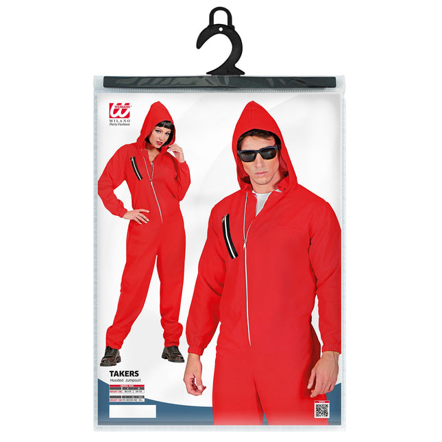 Halloween Kostüm Roter Bankräuber