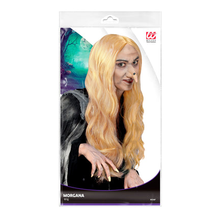 Halloween Perücke Blonde Hexe