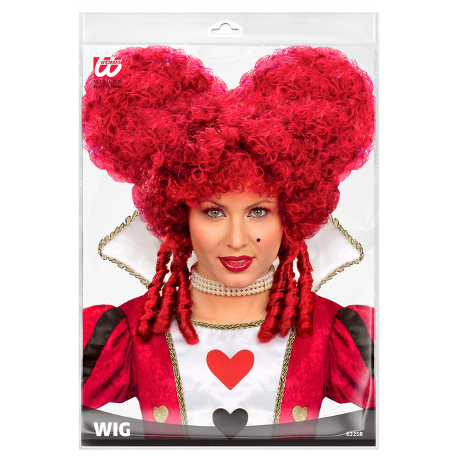 Halloween Perücke Rot Barock