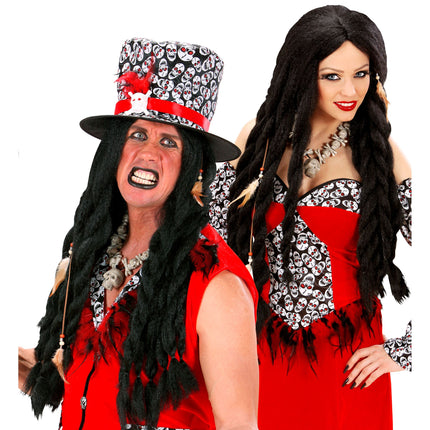 Halloween Perücke Voodoo