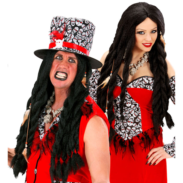 Halloween Perücke Voodoo