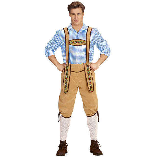 BAYERISCHE LEDERHOSE BEIGE XL