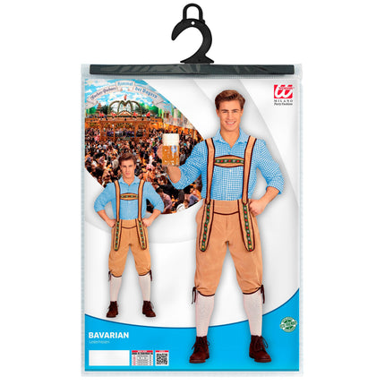 Lederhose Beige Männer