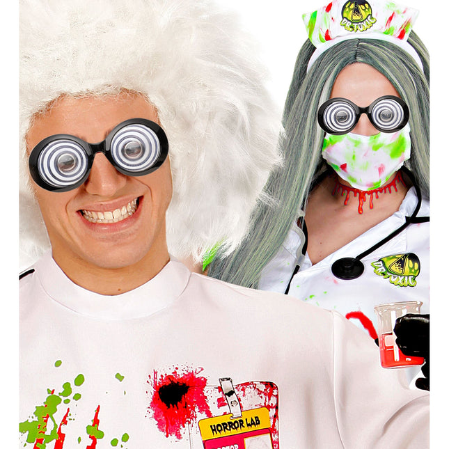 Halloween-Brille Idiot
