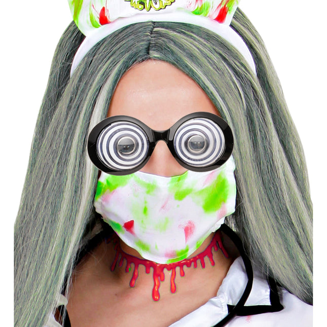 Halloween-Brille Idiot