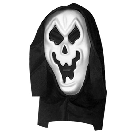 Halloween Maske Geist mit Kapuze