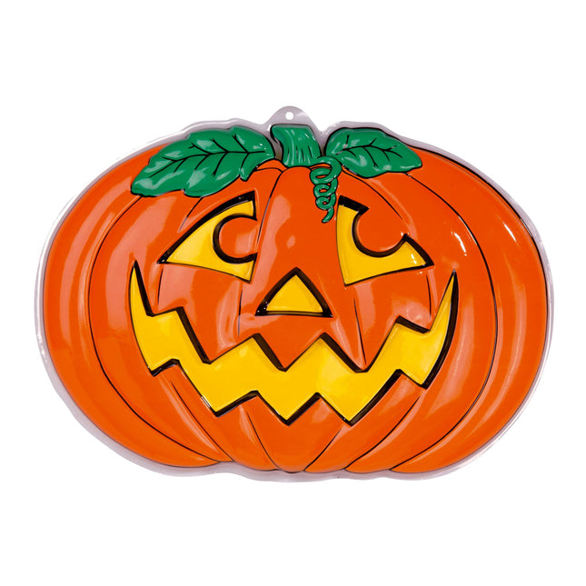 Halloween Wanddekoration Kürbis 56cm