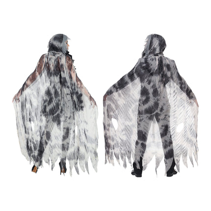 Halloween Cape Grey Ghost