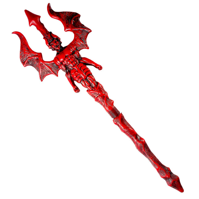 Halloween Dreizack Roter Teufel