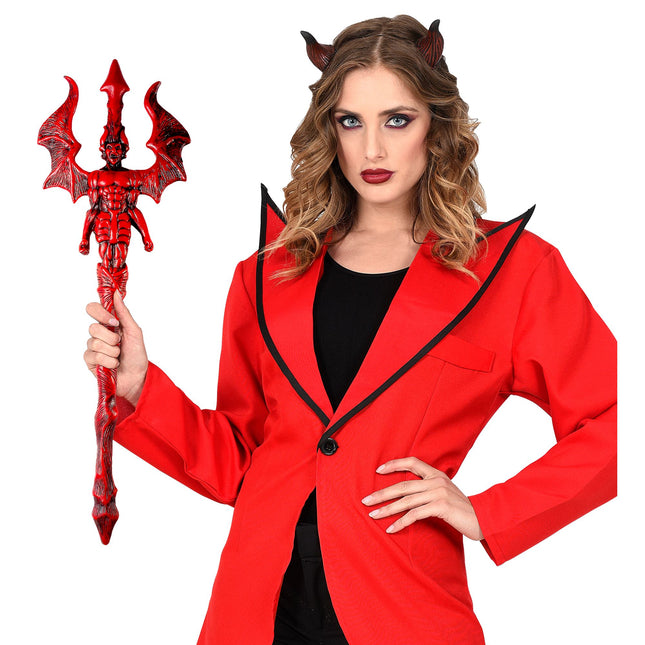 Halloween Dreizack Roter Teufel