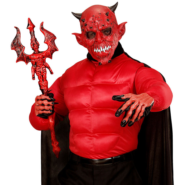 Halloween Dreizack Roter Teufel