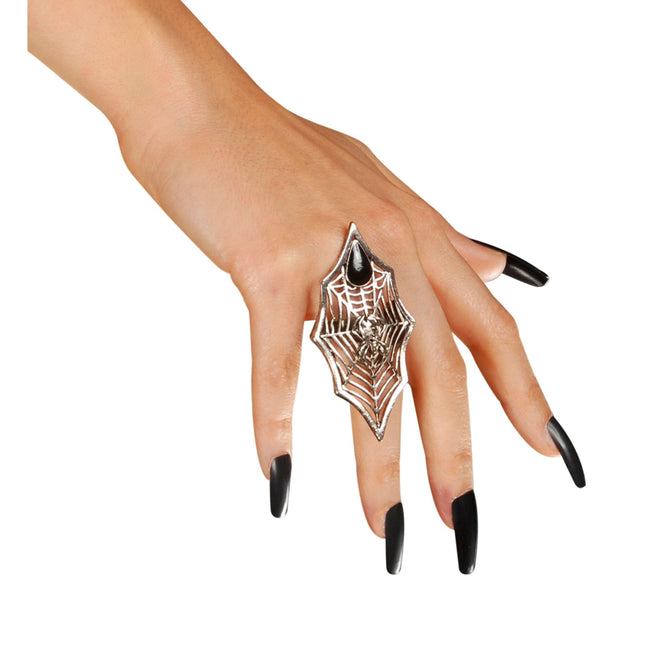 Halloween Ring Spinnennetz