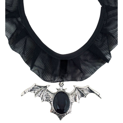 Halloween Halskette Halsband mit Fledermaus