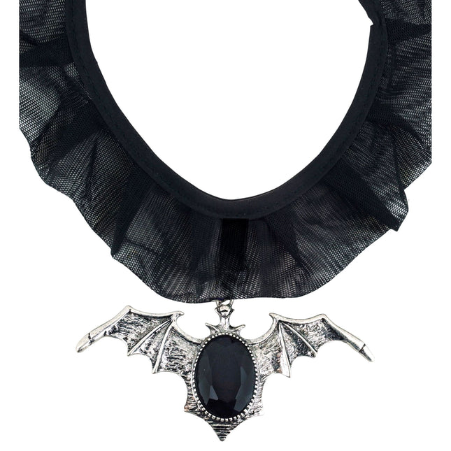 Halloween Halskette Halsband mit Fledermaus