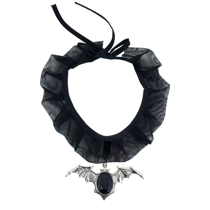 Halloween Halskette Halsband mit Fledermaus