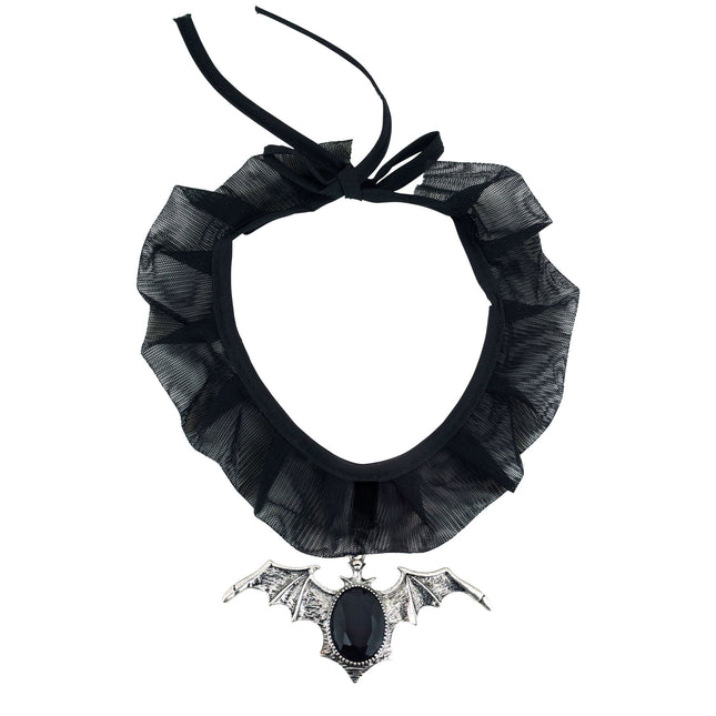 Halloween Halskette Halsband mit Fledermaus