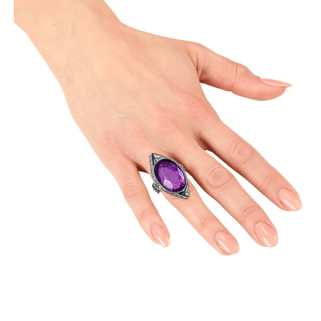 Halloween Ring mit Edelstein