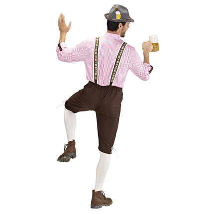 Lederhosen Männer mit Bluse
