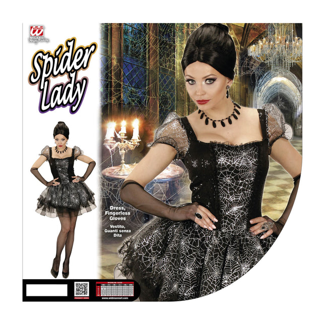 Halloween Kleid Damen Spinne
