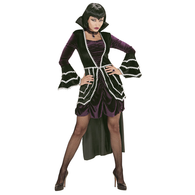 Halloween Kleid Damen Gothic Vampir