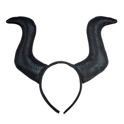 Halloween Haarband Malevizia mit Horn
